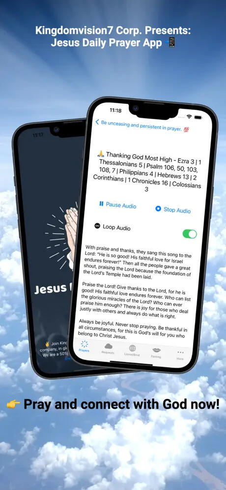 Jesus Daily Prayer App | Kingdomvision7 Corp.