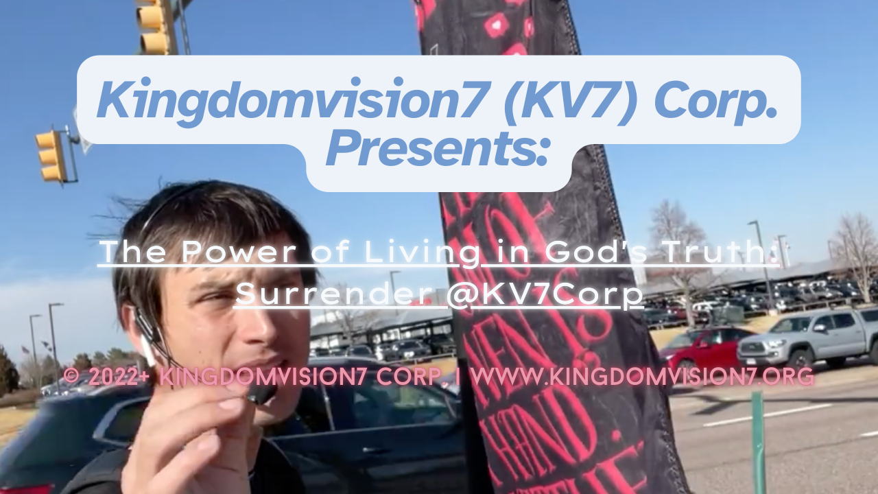 Salvation is personal | Kingdomvision7 Corp.